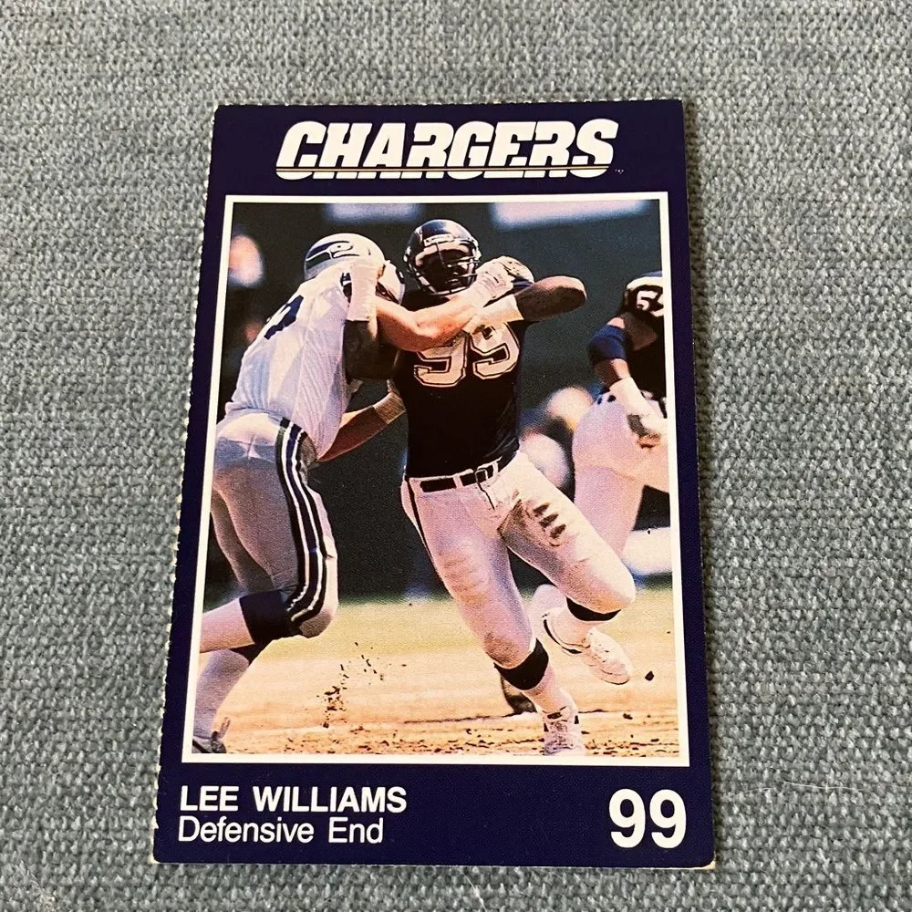Chargers NFL Football Trading Card Football Card